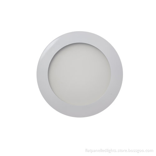 Round Natural White Ceiling Epistar Flat Panel Led Lights D199*14mm 9w 650lm